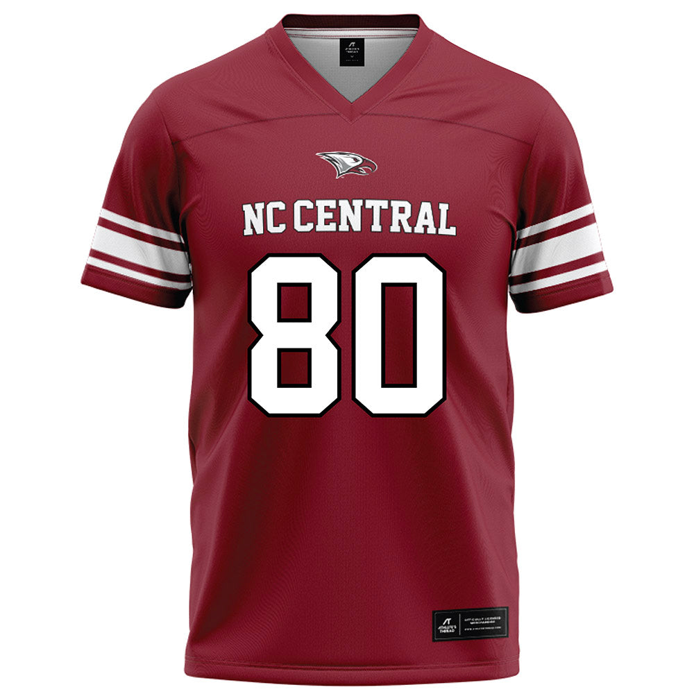 NCCU - NCAA Football : Gerald Lawton - Maroon Football Jersey-0