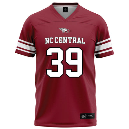 NCCU - NCAA Football : Rodney Lesane - Maroon Football Jersey-0