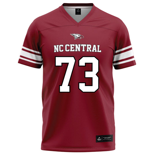 NCCU - NCAA Football : Marcus Smith - Maroon Football Jersey-0