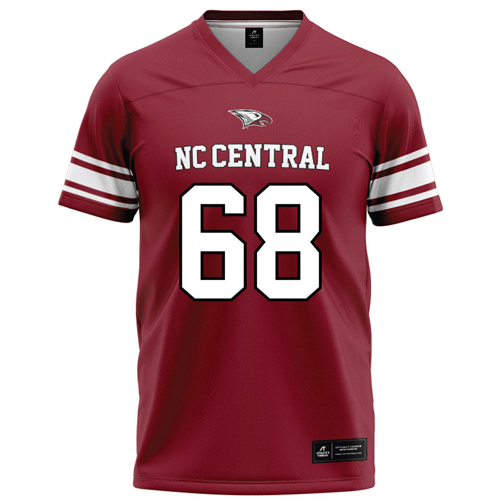 NCCU - NCAA Football : Anthony Prevalon - Maroon Football Jersey-0