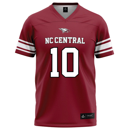 NCCU - NCAA Football : Joshua Jones - Maroon Football Jersey-0
