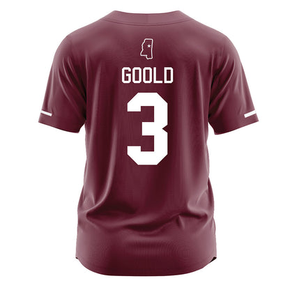 Mississippi State - NCAA Softball : Peja Goold - Maroon Jersey-1
