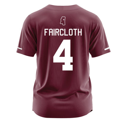 Mississippi State - NCAA Softball : Alyssa Faircloth - Maroon Jersey-1