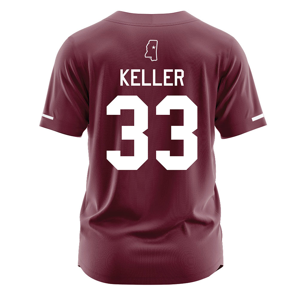 Mississippi State - NCAA Softball : Kinley Keller - Maroon Jersey-1