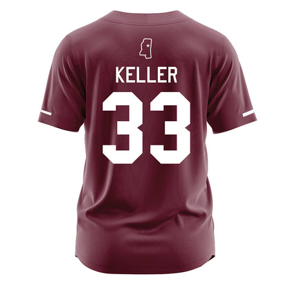 Mississippi State - NCAA Softball : Kinley Keller - Maroon Jersey-1