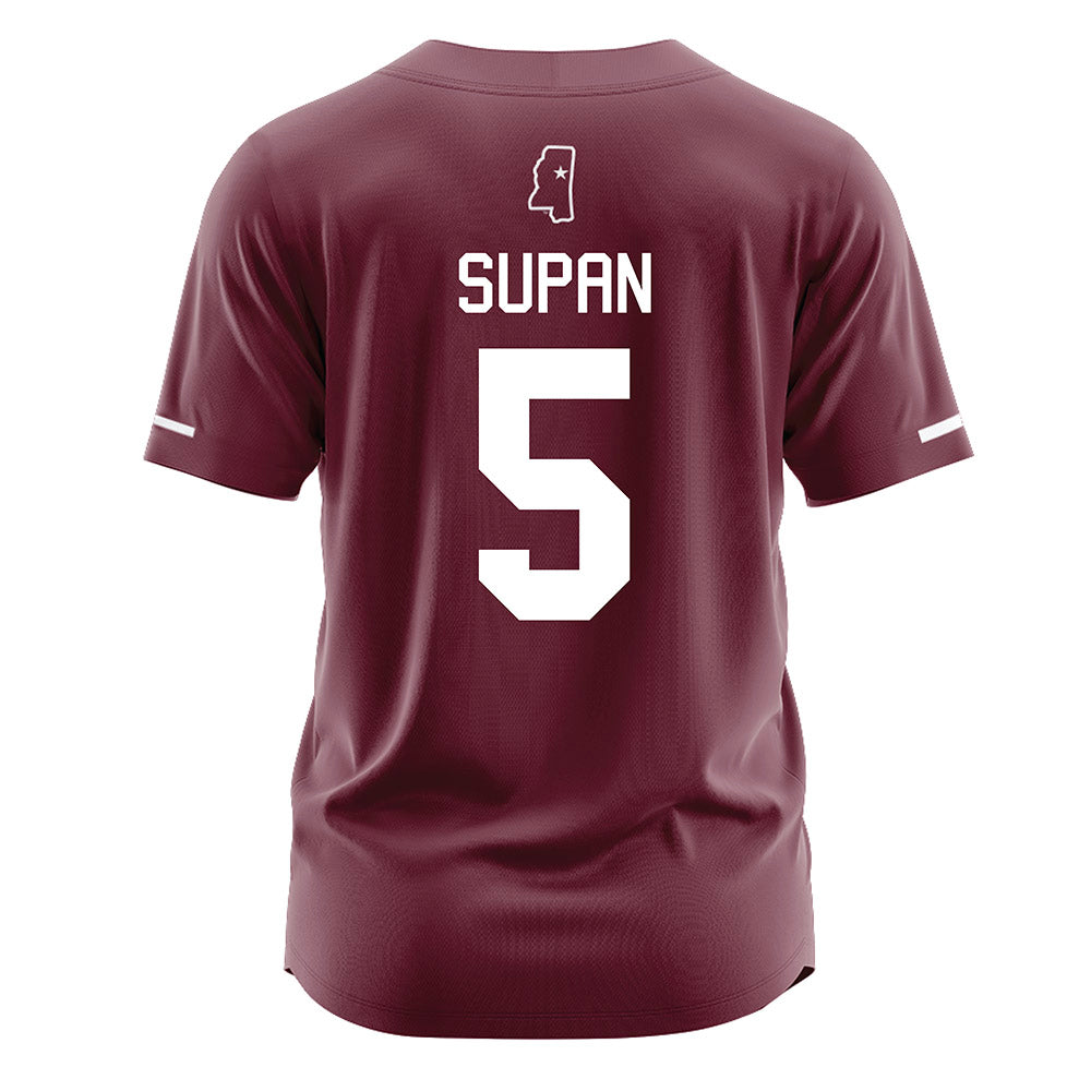 Mississippi State - NCAA Softball : Allyson Supan - Maroon Jersey-1