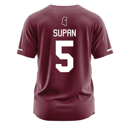 Mississippi State - NCAA Softball : Allyson Supan - Maroon Jersey-1