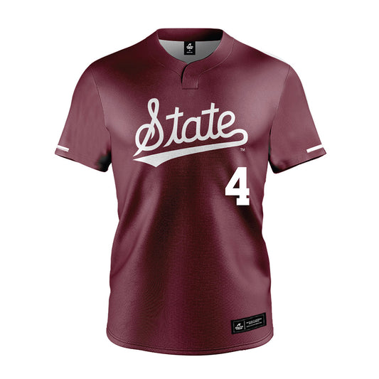 Mississippi State - NCAA Softball : Alyssa Faircloth - Maroon Jersey-0