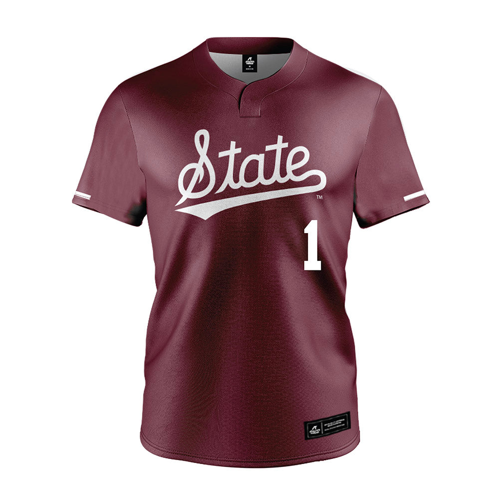 Mississippi State - NCAA Softball : Gretta Grassel - Maroon Jersey-0