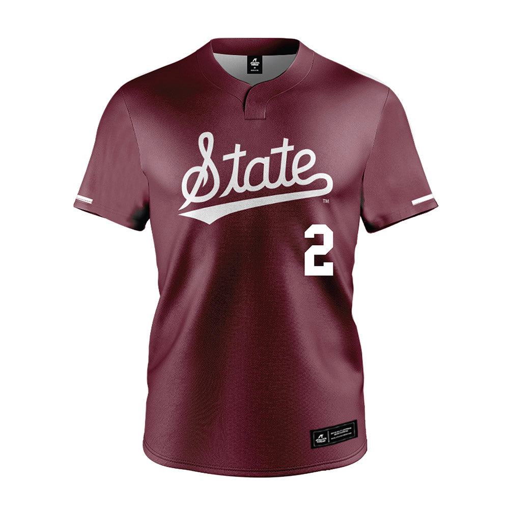 Mississippi State - NCAA Softball : Abby Grace Richardson - Maroon Jersey-0