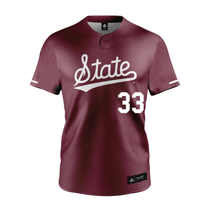Mississippi State - NCAA Softball : Kinley Keller - Maroon Jersey-0