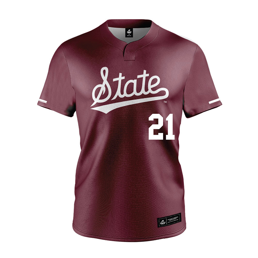 Mississippi State - NCAA Softball : Brinkley Moreton - Maroon Jersey-0