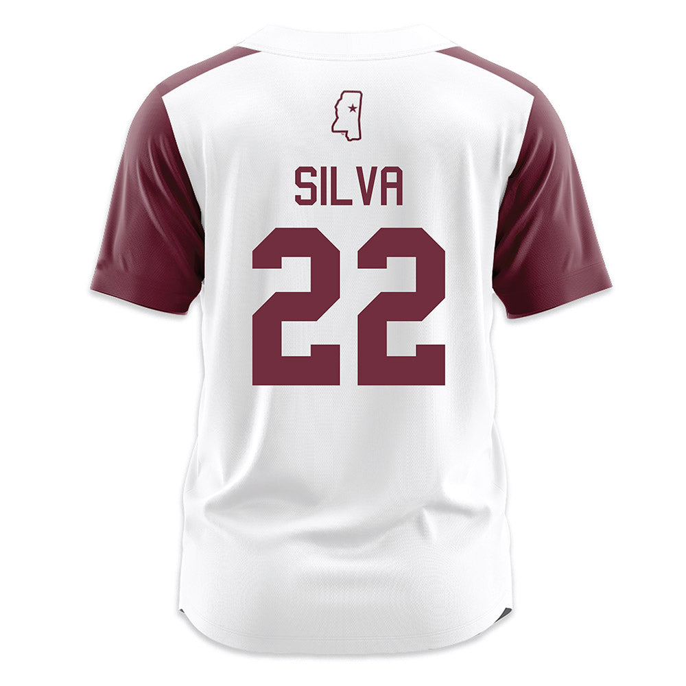 Mississippi State - NCAA Softball : Tatum Silva - White Jersey-1