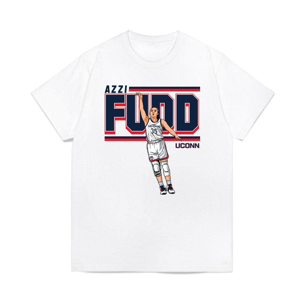UConn - NCAA Women's Basketball : Azzi Fudd - Swish Premium T-Shirt-0