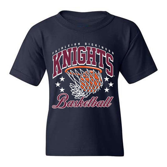 FDU - NCAA Men's Basketball : Elijah Godbolt - Youth T-Shirt-0