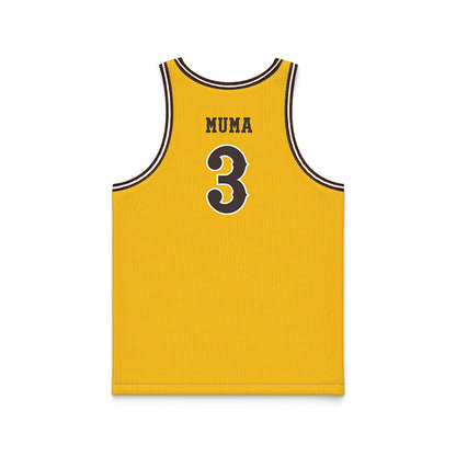 Wyoming - NCAA Women's Basketball : Payton Muma - Gold Basketball Jersey