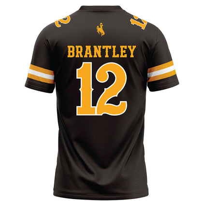 Wyoming - NCAA Football : Bricen Brantley - Brown Football Jersey-1