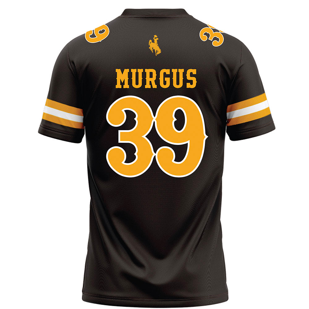 Wyoming - NCAA Football : Eltoum Murgus - Brown Football Jersey-1