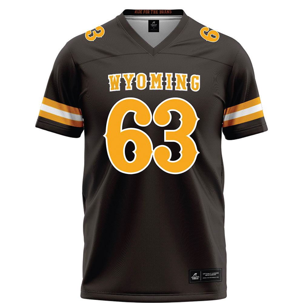 Wyoming - NCAA Football : Braylon Jenkins - Brown Football Jersey
