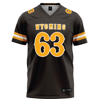 Wyoming - NCAA Football : Braylon Jenkins - Brown Football Jersey