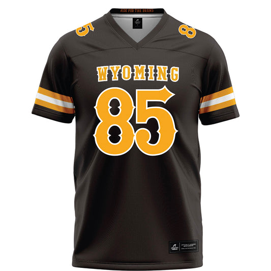 Wyoming - NCAA Football : Ishmael Muhammad - Brown Football Jersey-0