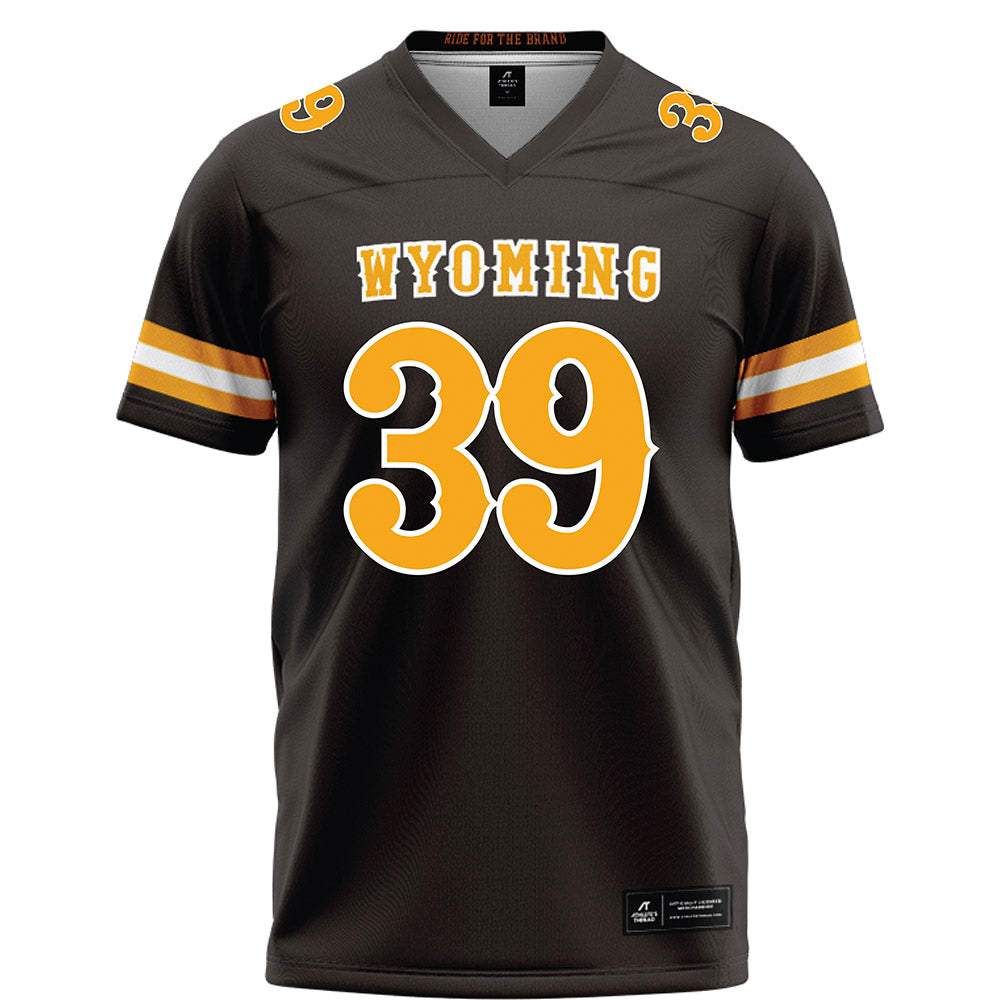 Wyoming - NCAA Football : Eltoum Murgus - Brown Football Jersey-0