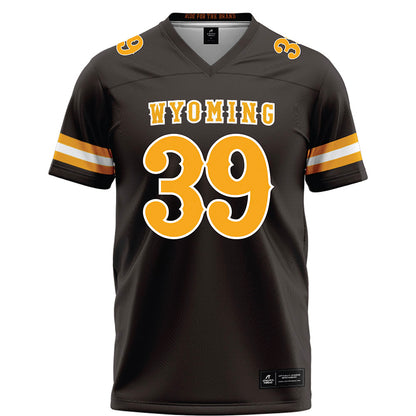 Wyoming - NCAA Football : Eltoum Murgus - Brown Football Jersey-0