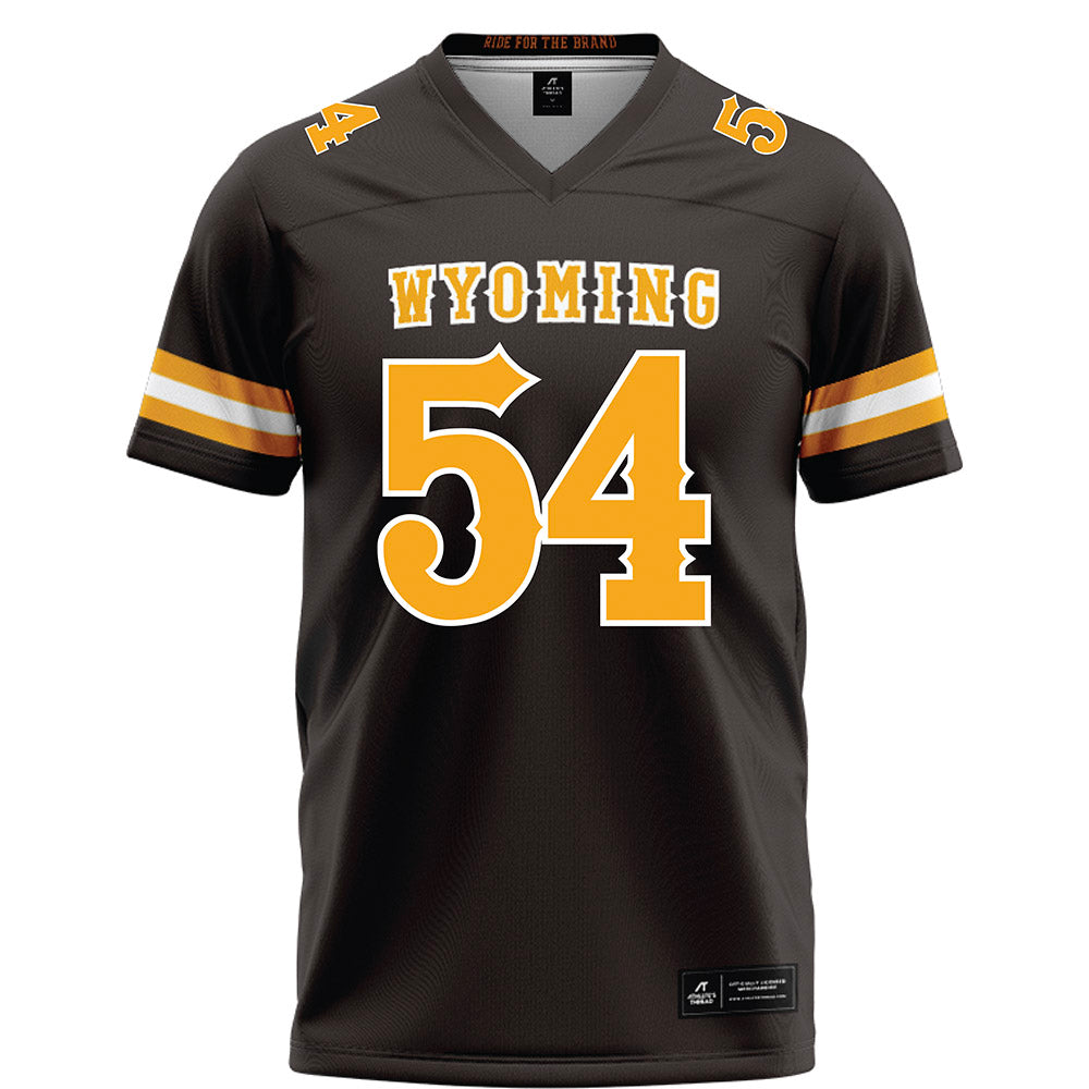 Wyoming - NCAA Football : Jonathan Pearcy - Brown Football Jersey-0