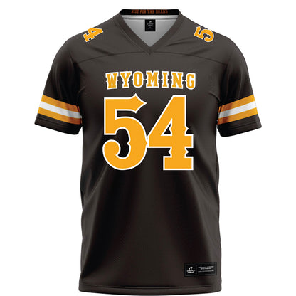 Wyoming - NCAA Football : Jonathan Pearcy - Brown Football Jersey-0