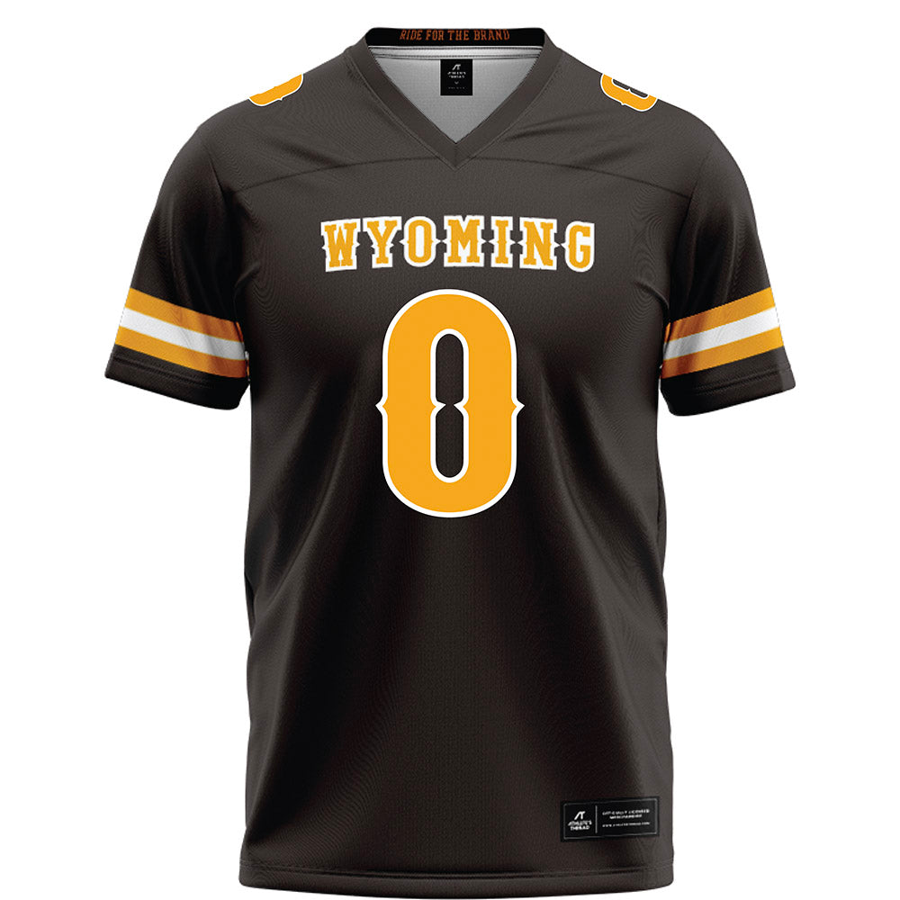 Wyoming - NCAA Football : Tyson Deen - Brown Football Jersey-0