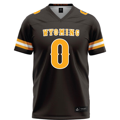 Wyoming - NCAA Football : Tyson Deen - Brown Football Jersey-0