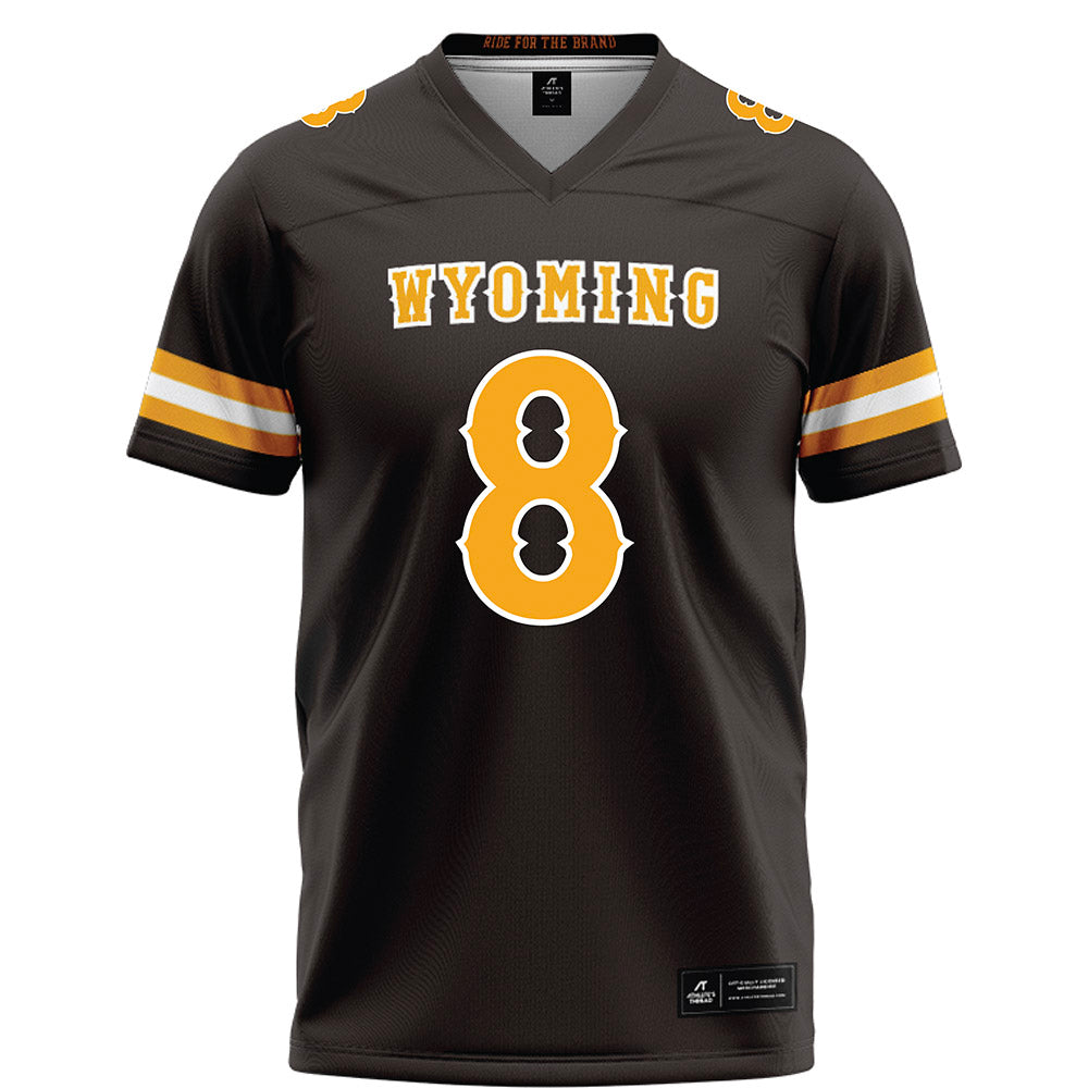 Wyoming - NCAA Football : Markell Holman - Brown Football Jersey-0