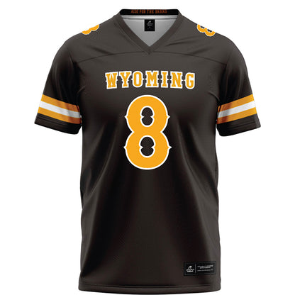 Wyoming - NCAA Football : Markell Holman - Brown Football Jersey-0