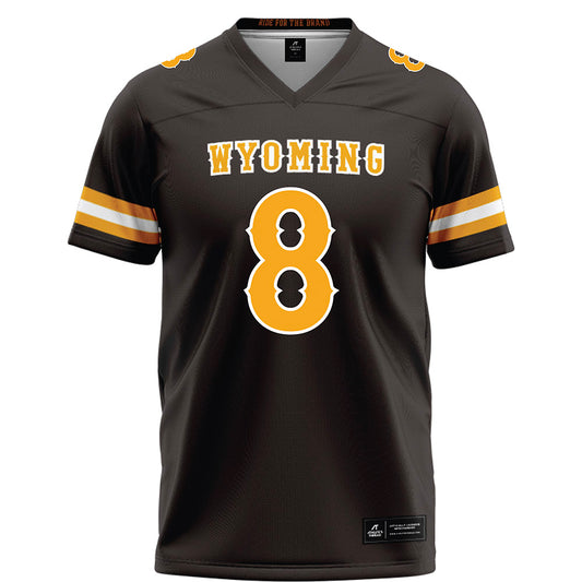 Wyoming - NCAA Football : Markell Holman - Brown Football Jersey-0