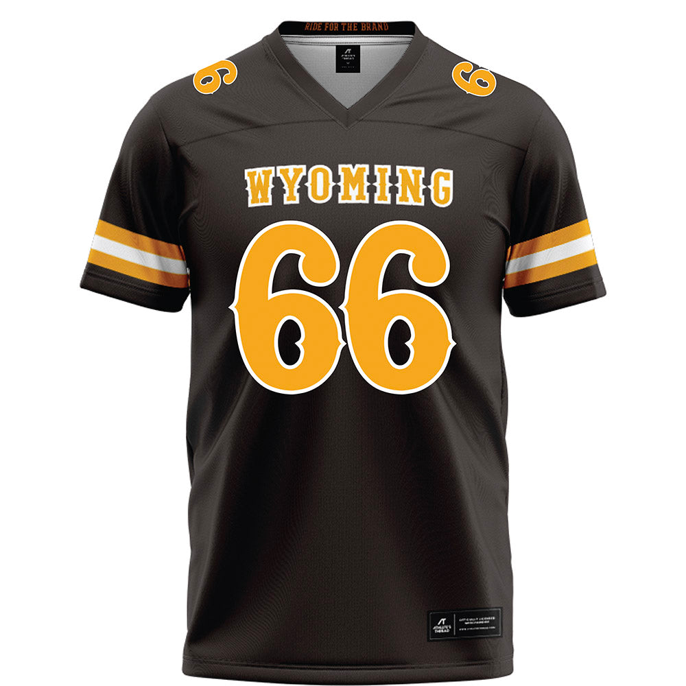 Wyoming - NCAA Football : Johnathan Bush - Brown Football Jersey-0