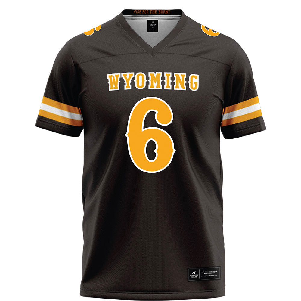 Wyoming - NCAA Football : Kaiden Kimble Turner - Brown Football Jersey-0