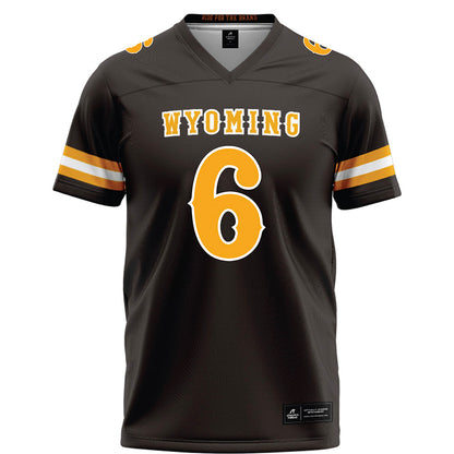 Wyoming - NCAA Football : Kaiden Kimble Turner - Brown Football Jersey-0