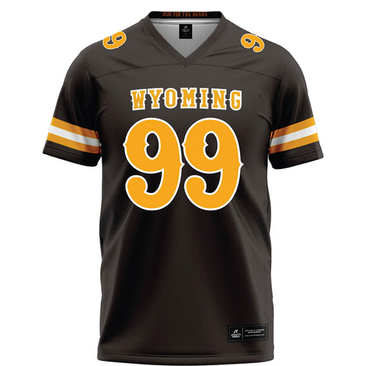 Wyoming - NCAA Football : Donnie Wingate - Brown Football Jersey-0