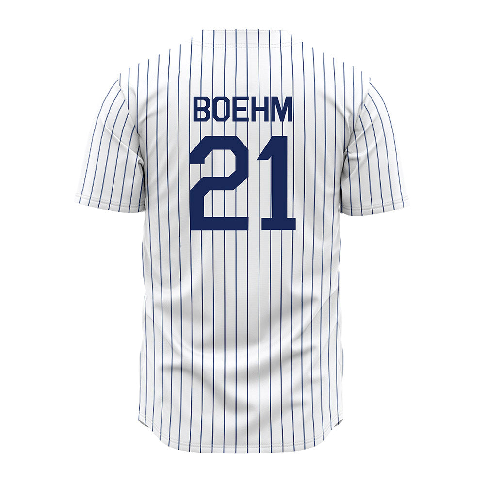 Rice - NCAA Baseball : Garet Boehm - White Jersey-1