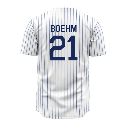 Rice - NCAA Baseball : Garet Boehm - White Jersey-1