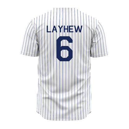 Rice - NCAA Baseball : LJ Layhew - White Jersey-1
