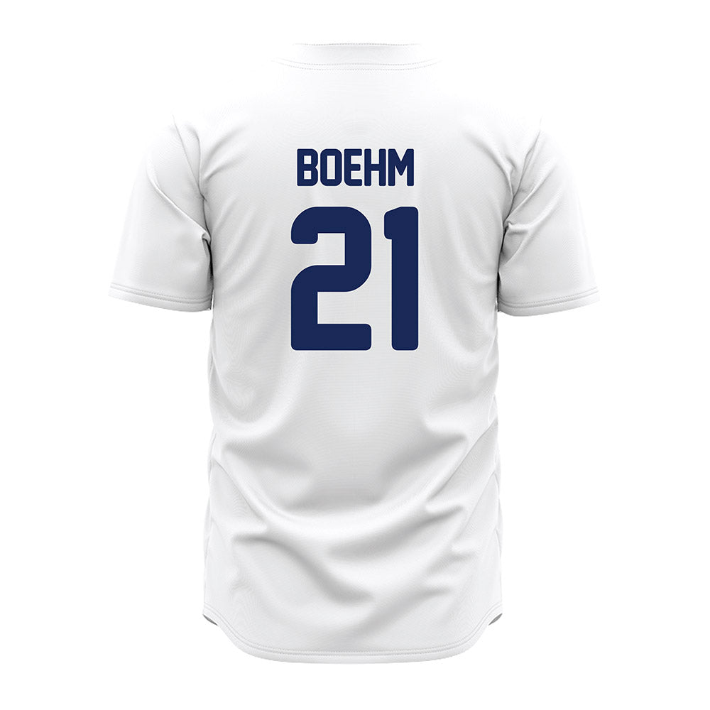 Rice - NCAA Baseball : Garet Boehm - White Jersey-1