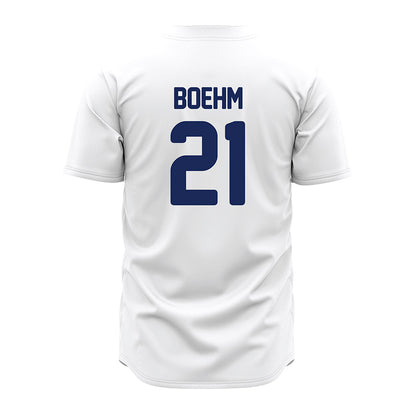 Rice - NCAA Baseball : Garet Boehm - White Jersey-1
