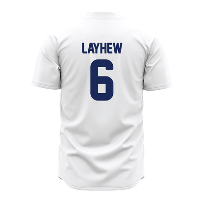 Rice - NCAA Baseball : LJ Layhew - White Jersey-1