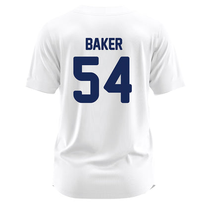 Rice - NCAA Baseball : Ty Baker - White Jersey-1