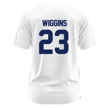 Rice - NCAA Baseball : Tanner Wiggins - White Jersey-1