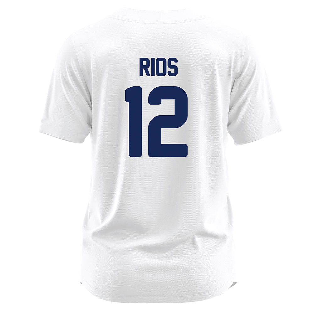 Rice - NCAA Baseball : Lorenzo Rios - White Jersey-1