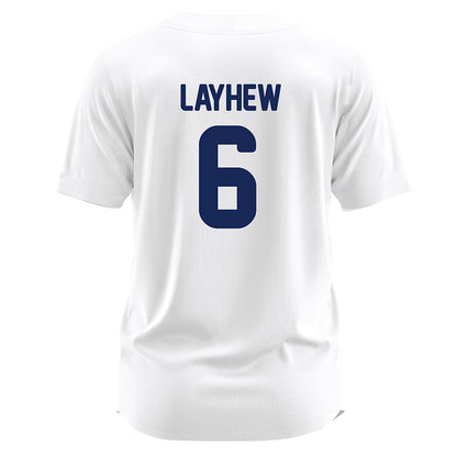 Rice - NCAA Baseball : LJ Layhew - White Jersey-1