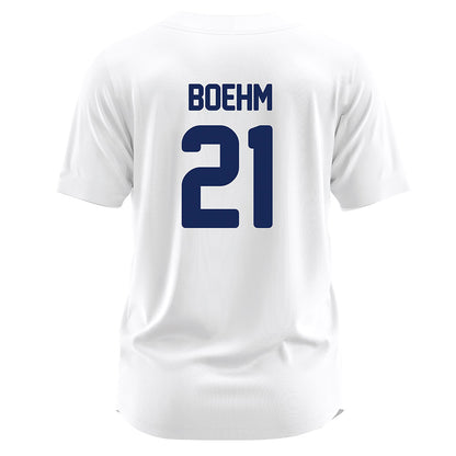 Rice - NCAA Baseball : Garet Boehm - White Jersey-1