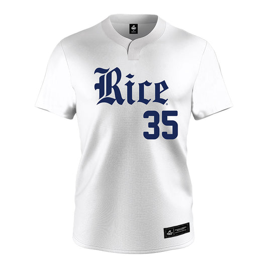 Rice - NCAA Baseball : Brayden Sharp - White Jersey-0